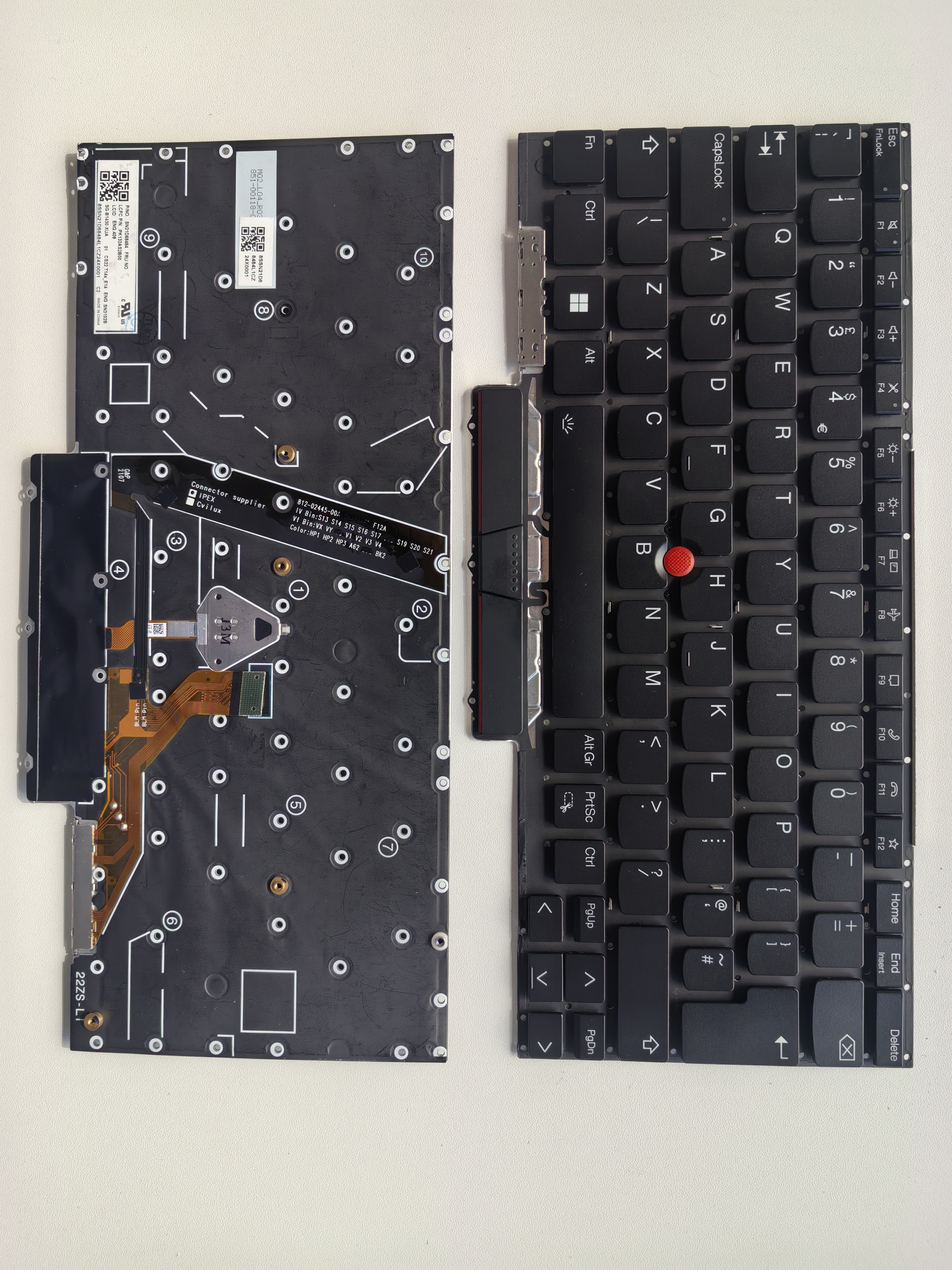 Picture of New Replacement Laptop Keyboard For IBM X1 NANO GEN2 BLACK With Point Backlit (OEM) Uk Layout